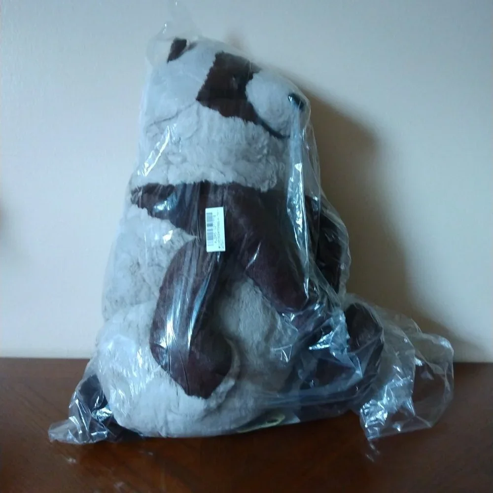 Tan and Dark Brown Raccoon Stuffed Animal Plush New in Original Bag - Picture 3 of 5